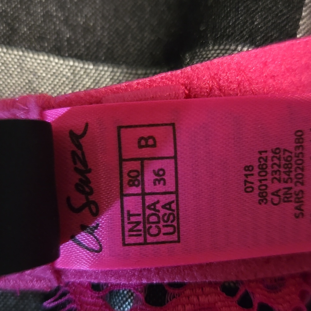 LaSenza PINK lace BRA 36A - Picture 4 of 10